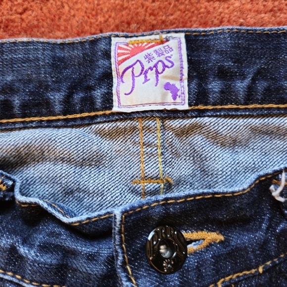 PRPS Jeans P29 P03AA Straight Fit Men Size 32 Made in Japan Denim LIKE NEW - Picture 7 of 12